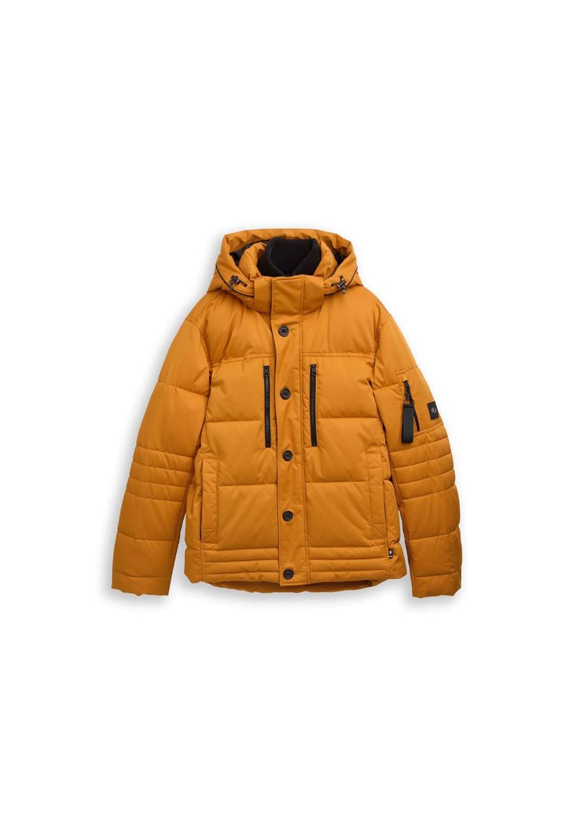 Herren Steppjacke mit Kapuze und Taschen