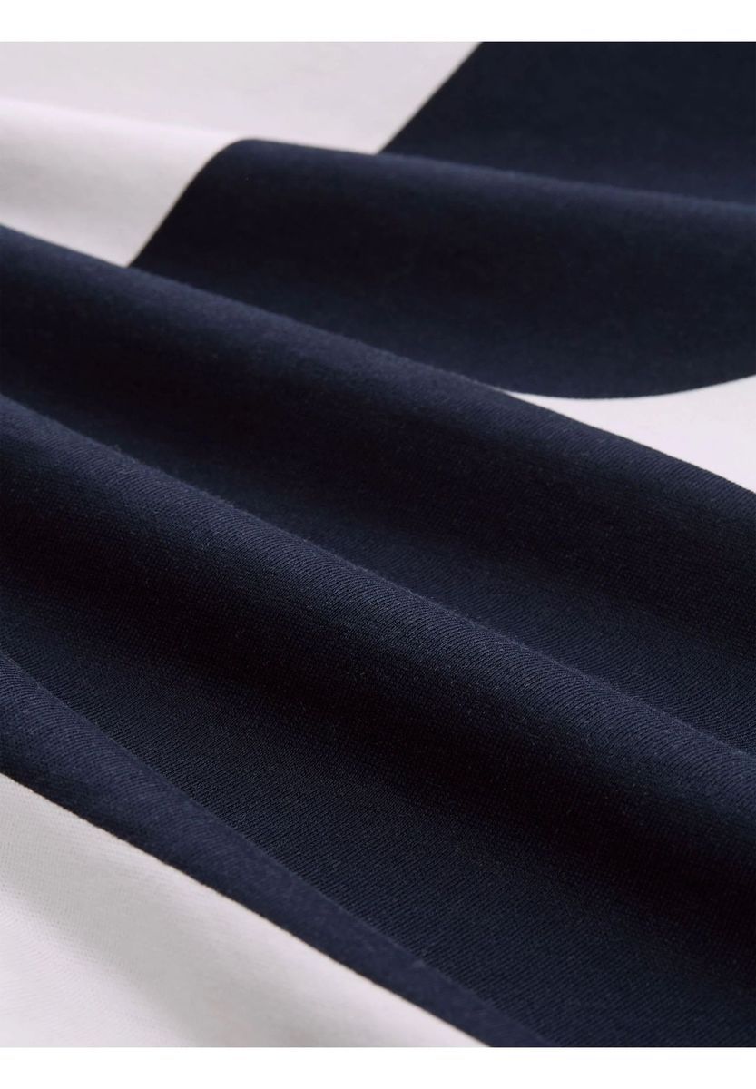 Sweatshirt mit abstraktem Print und lockerer Passform