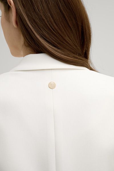 Klassischer, taillierter, einreihiger Blazer