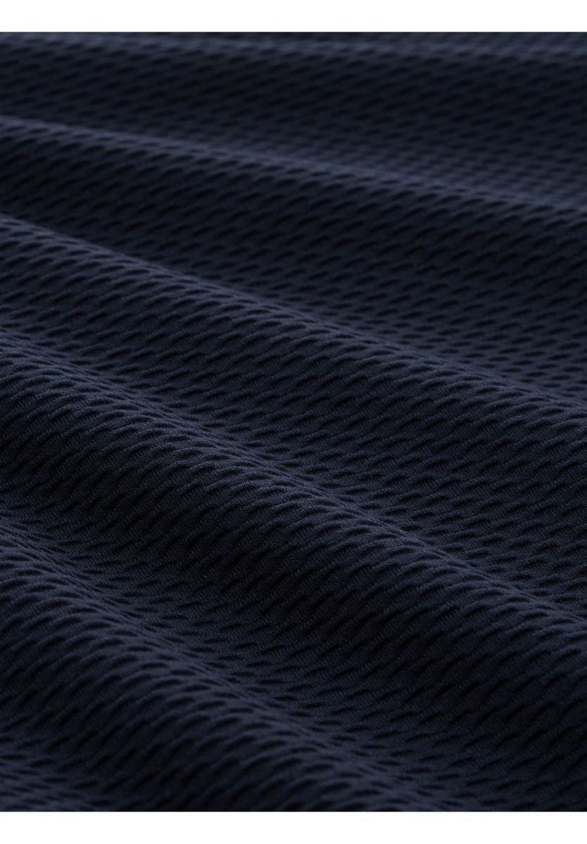 Strukturiertes Strick-Sweatshirt mit 7/8-Ärmeln