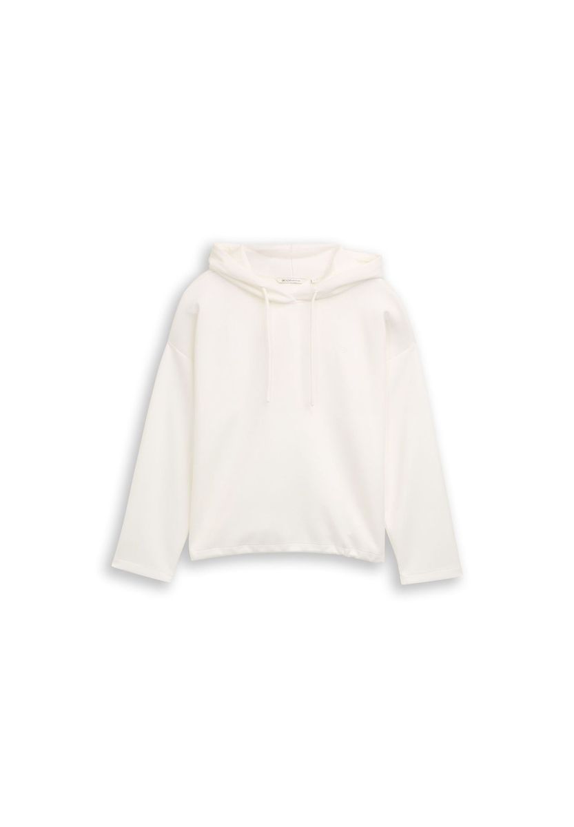Kapuzenpullover mit Tunnelzug und Saum