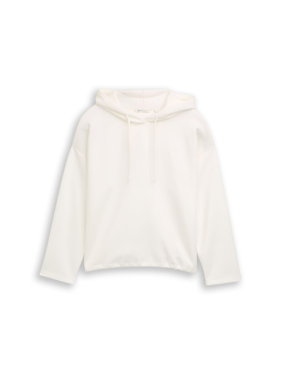 Kapuzenpullover mit Tunnelzug und Saum