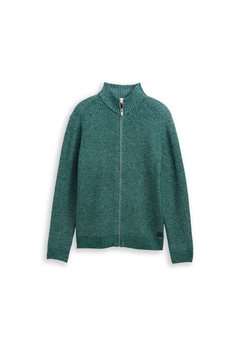 Cardigan Strickjacke mit durchgehendem Reißverschluss