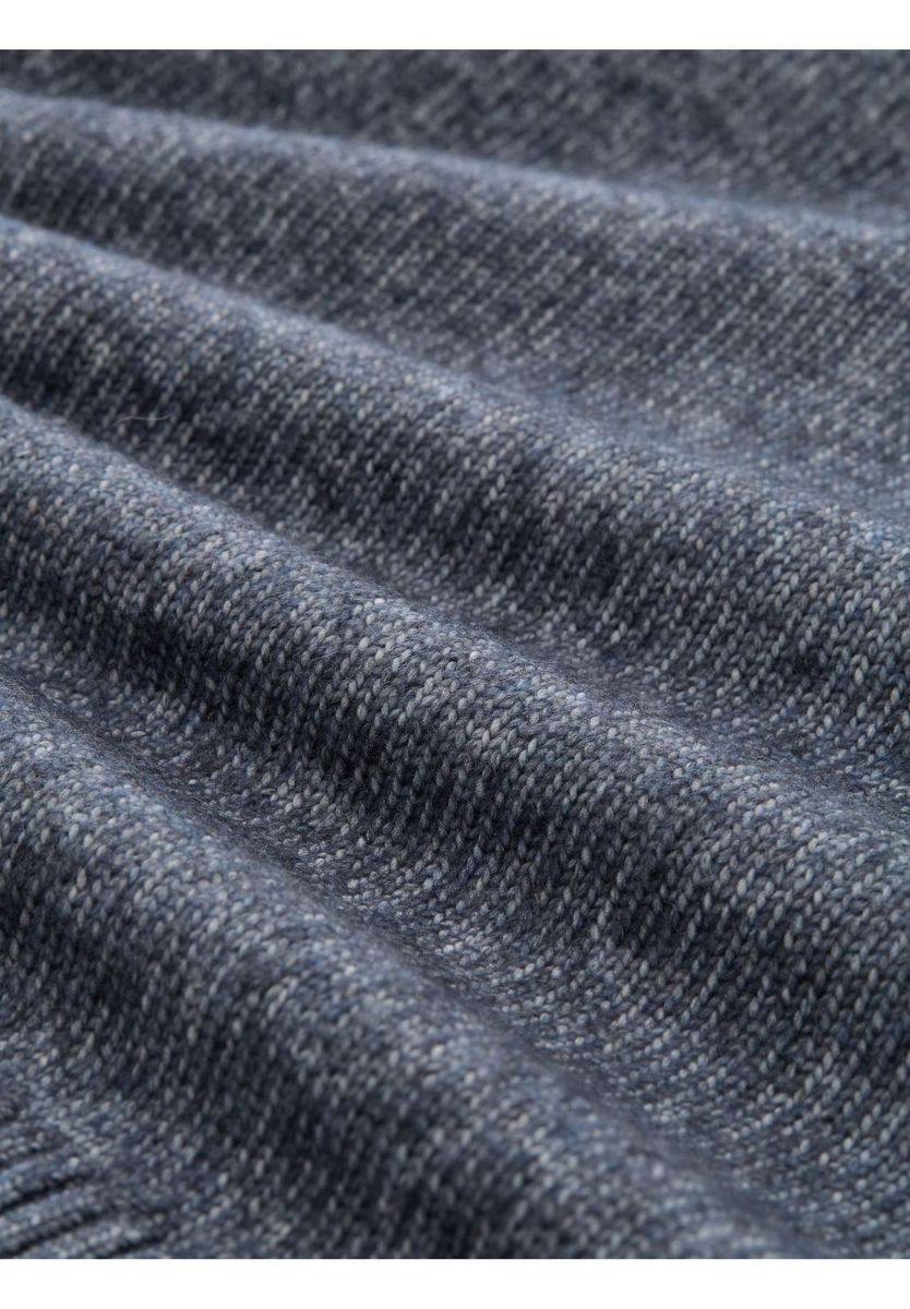 Herren Strickpullover mit halbem Reißverschluss