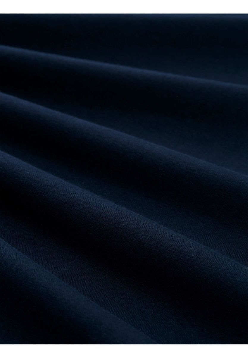 Klassisches marineblaues Rundhals-Sweatshirt