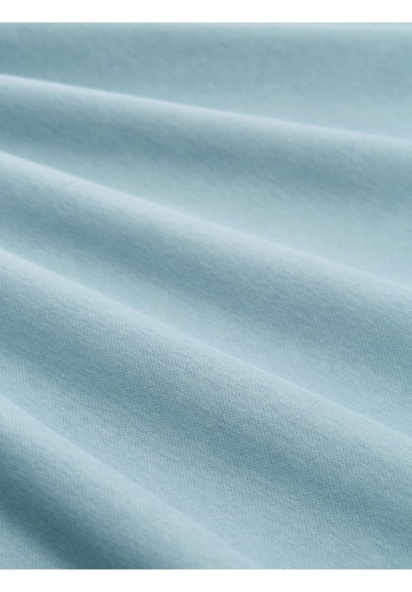 Klassisches Baumwoll-Sweatshirt mit Rundhalsausschnitt