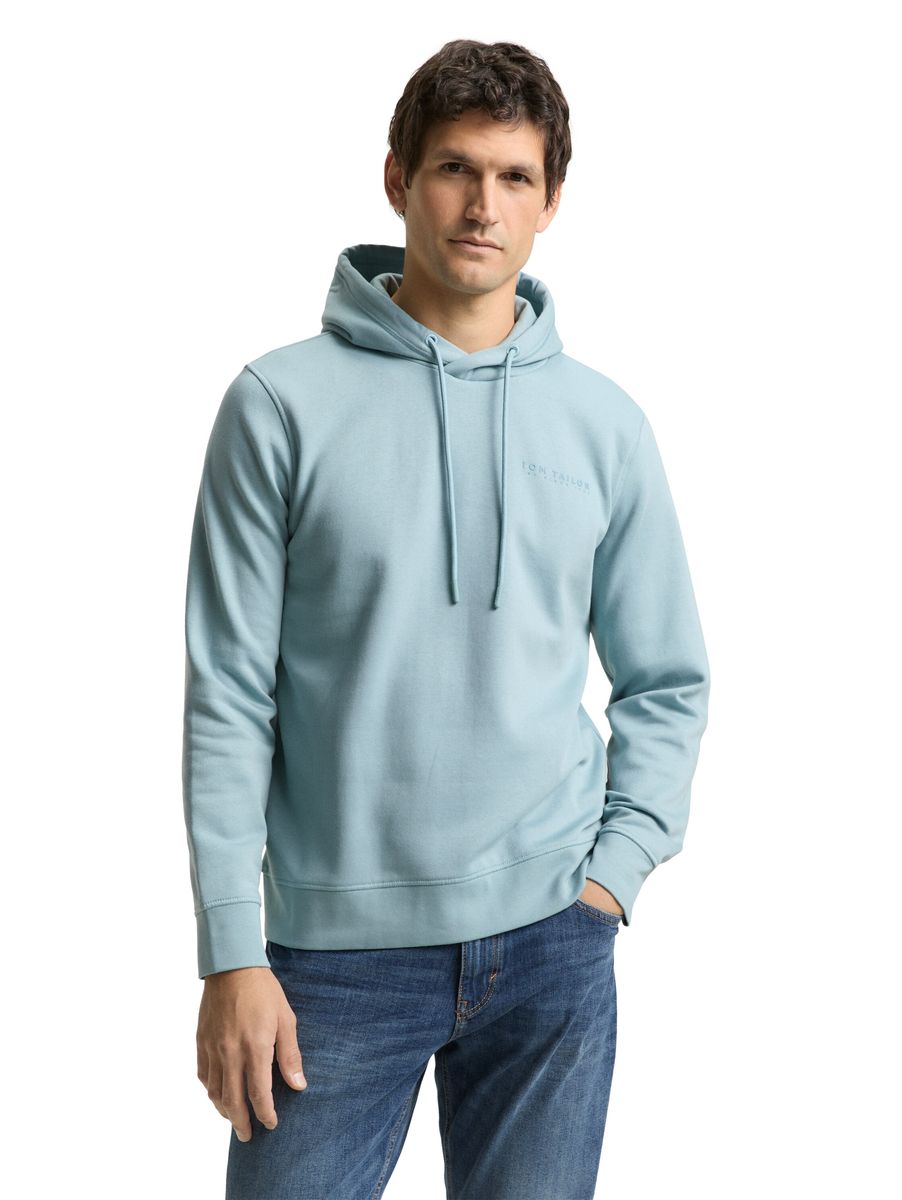 Minimalistischer Kapuzenpullover mit geradem Schnitt