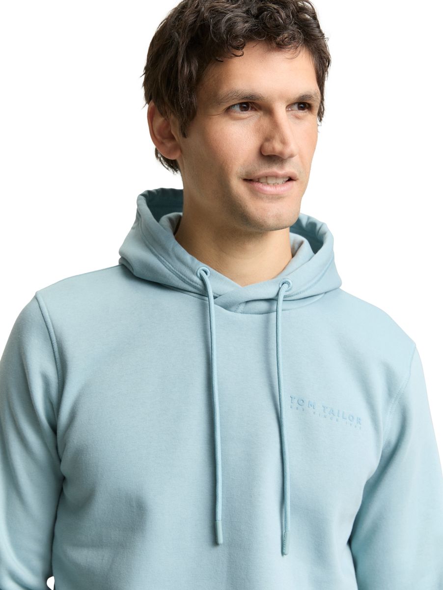 Minimalistischer Kapuzenpullover mit geradem Schnitt