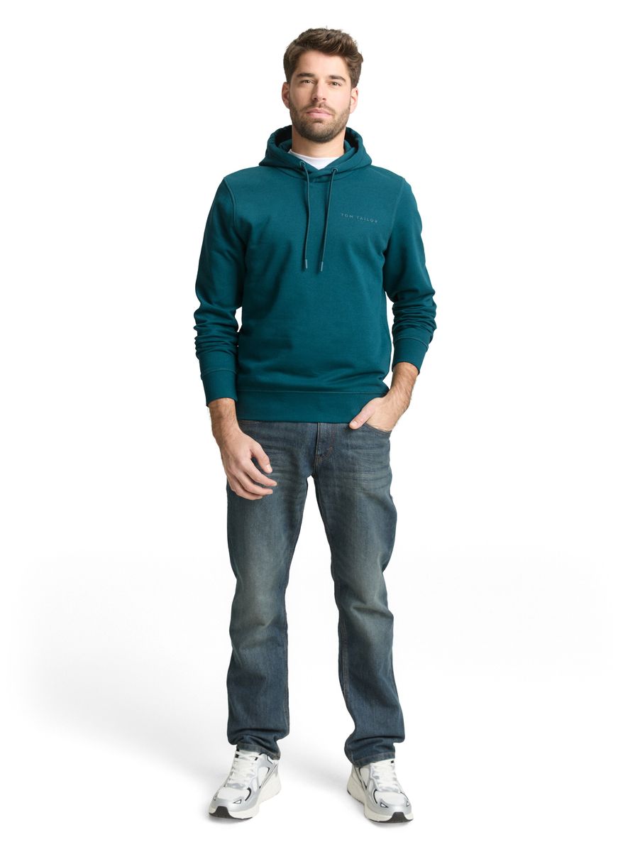 Lässiger Kapuzenpullover mit Kordelzug