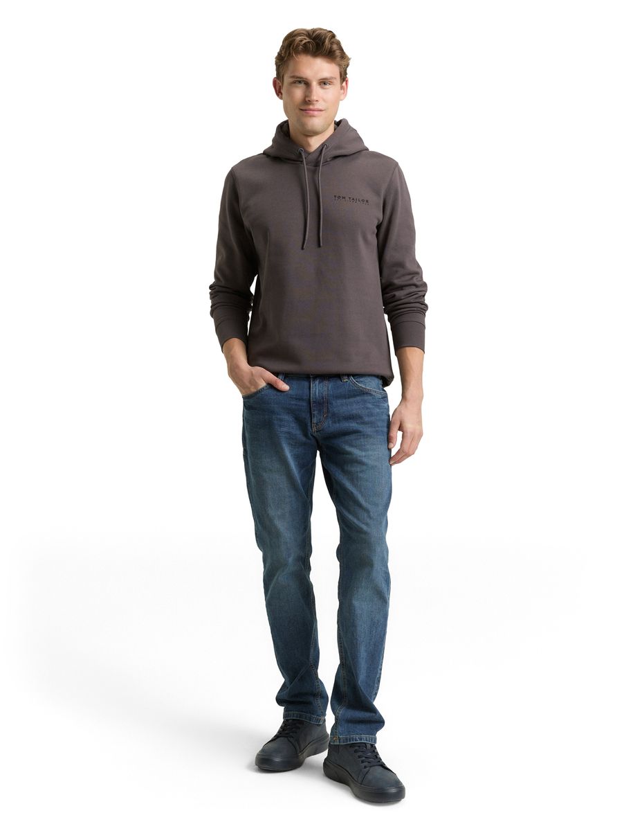 Klassischer einfarbiger Kapuzenpullover