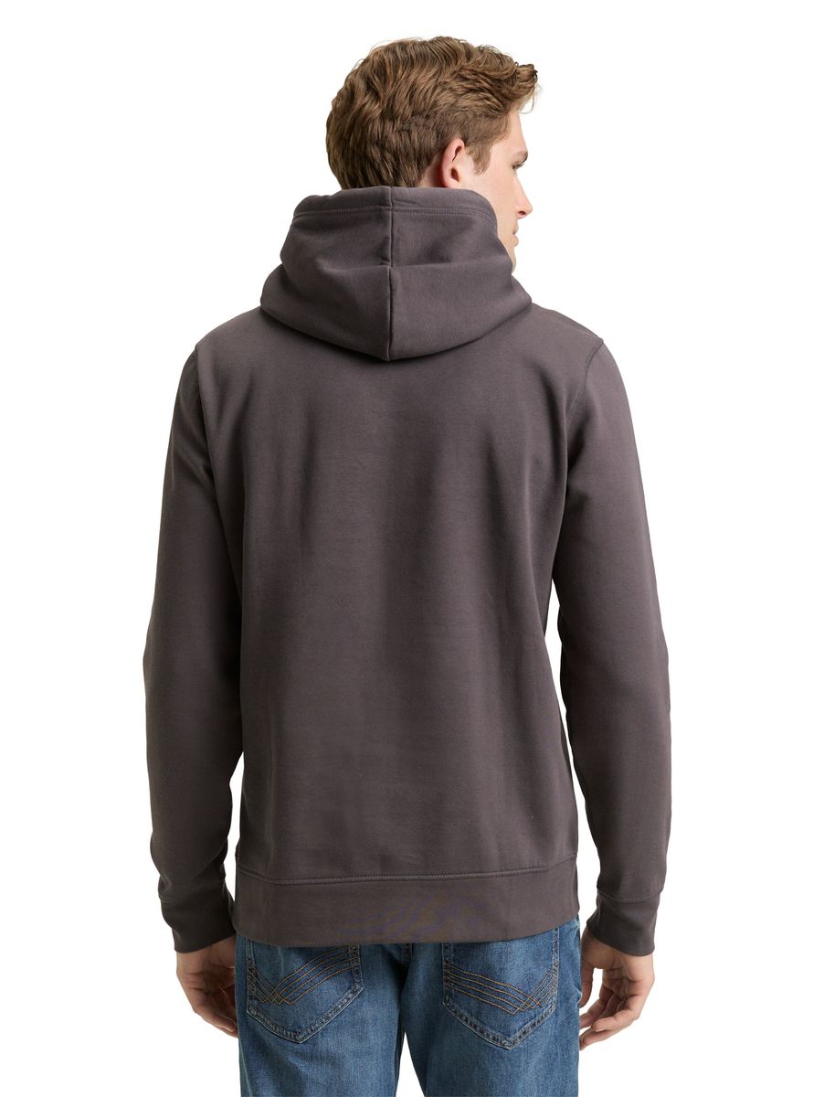 Minimalistischer Baumwoll-Hoodie mit Kordelzug