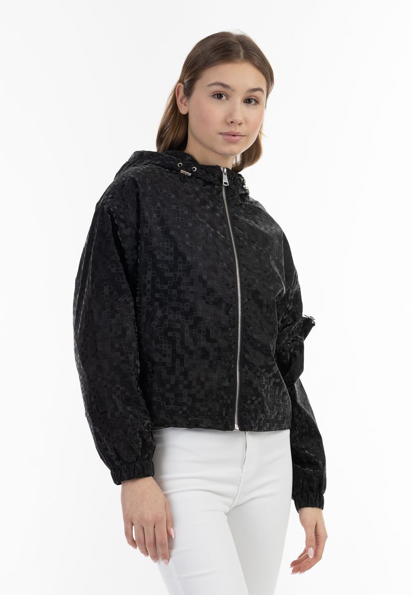 Leichte Kapuzenjacke mit Grafikprint