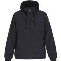 Kapuzen-Windjacke mit Ring-Reißverschluss