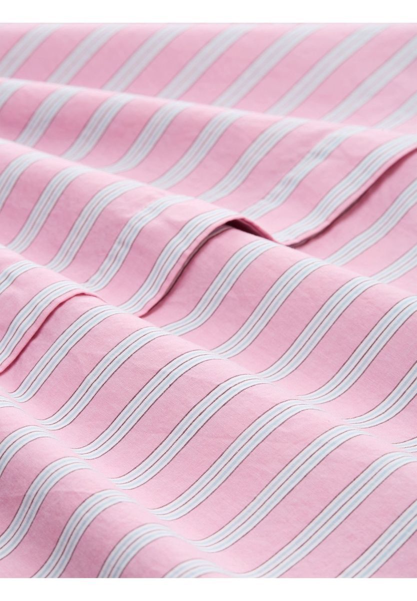 Oversize Gestreiftes Hemd mit Knopfleiste