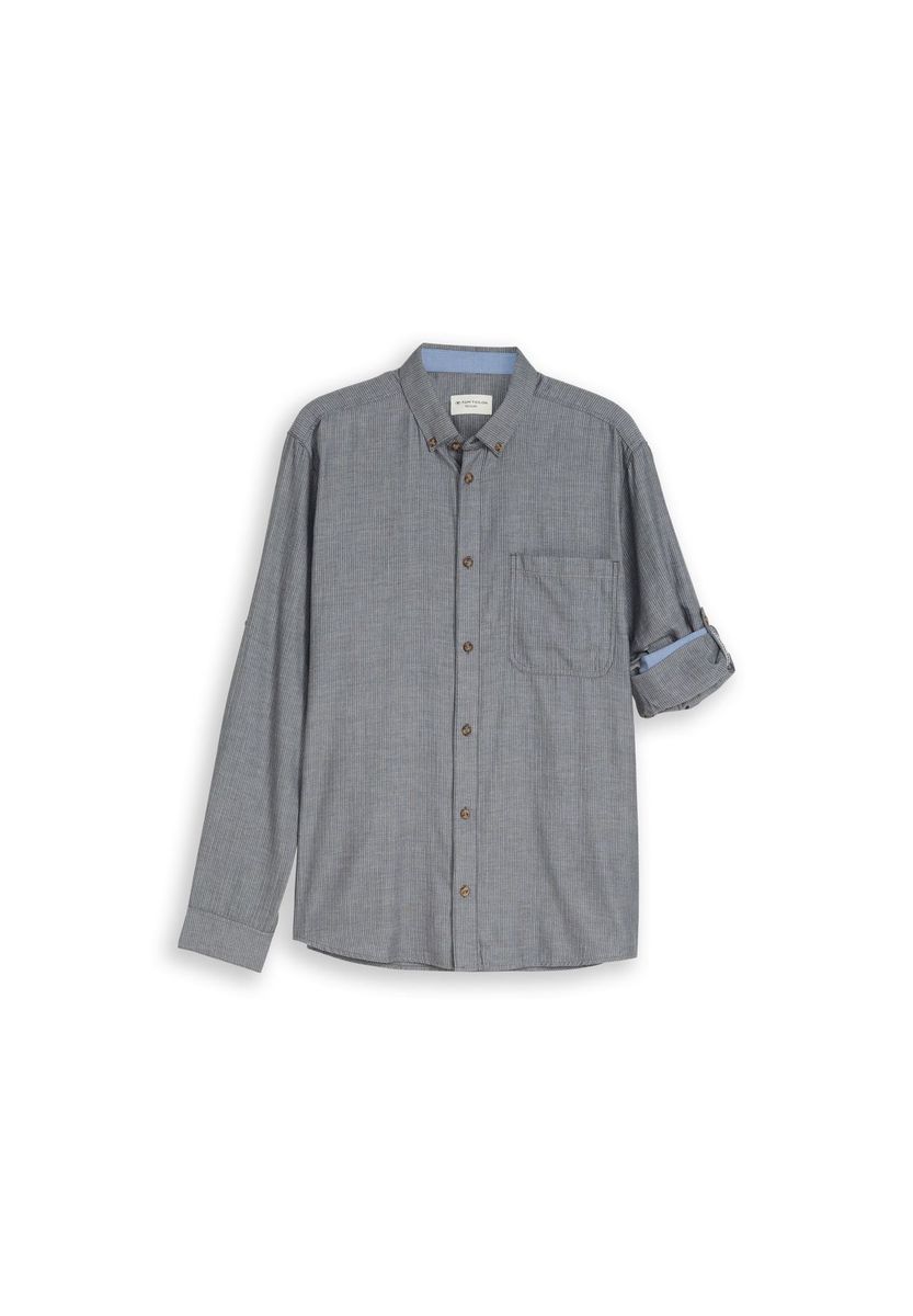Herren Langarm Button-Down Hemd
