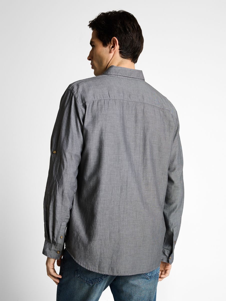 Herren Langarm Button-Down Hemd