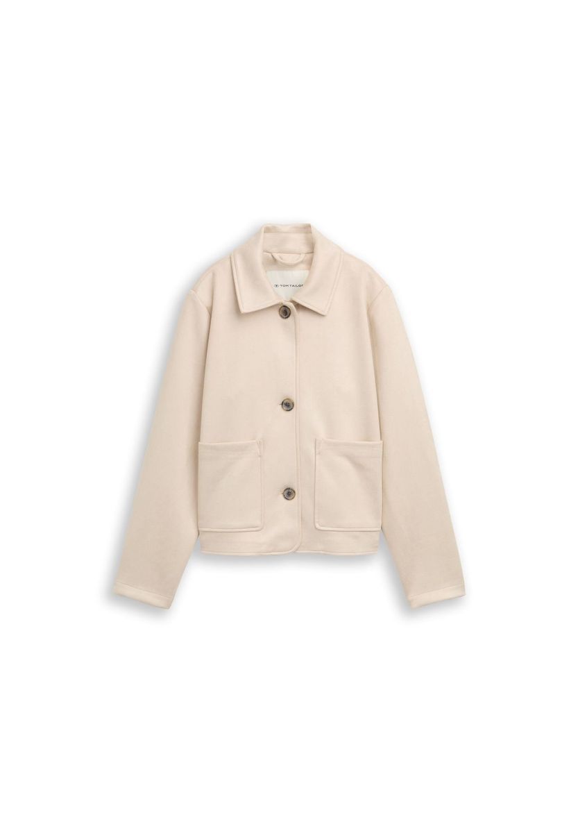 Lässige Damenjacke mit Knopfleiste