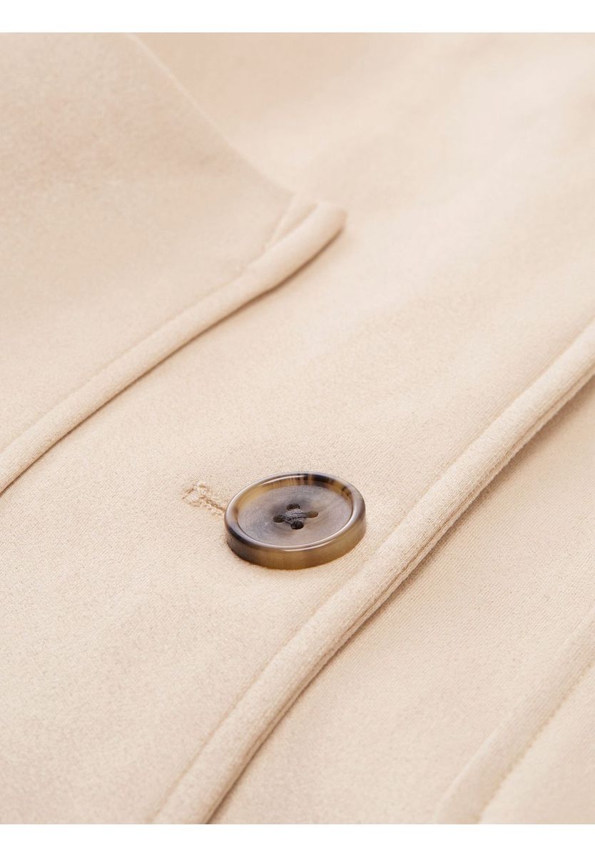 Lässige Damenjacke mit Knopfleiste