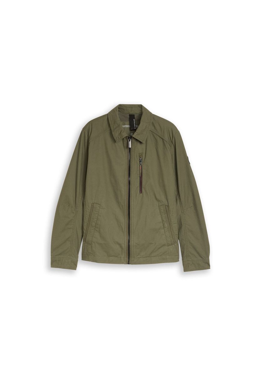 Lässige Hemdjacke aus Baumwolltwill