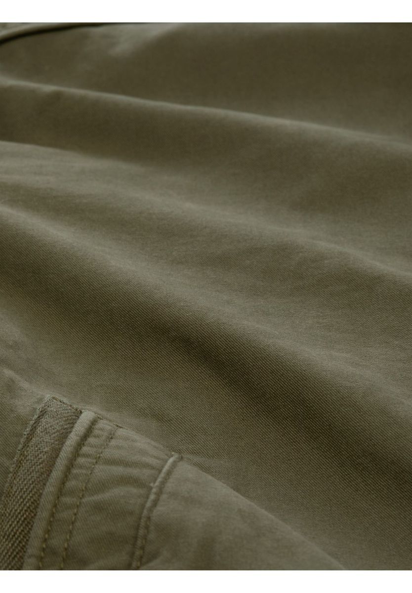 Lässige Hemdjacke aus Baumwolltwill