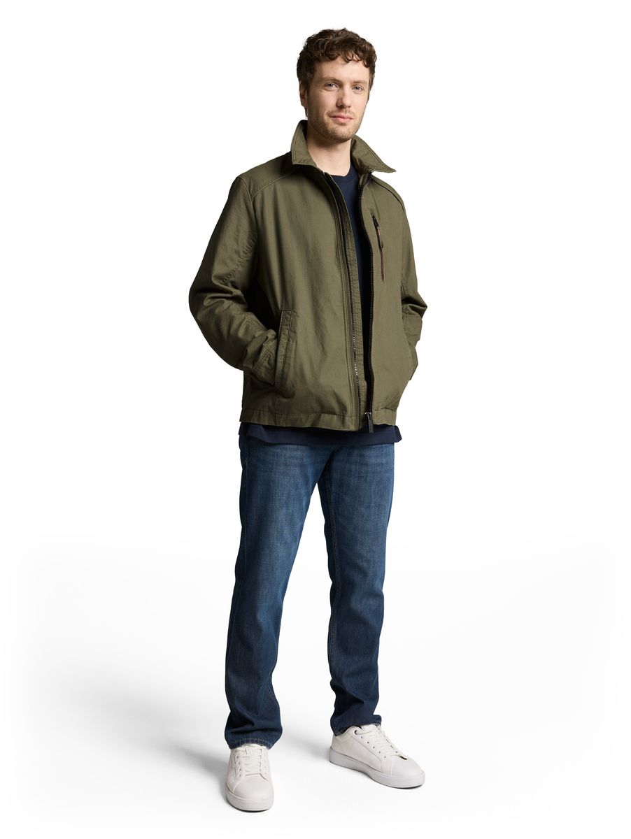 Lässige Hemdjacke aus Baumwolltwill