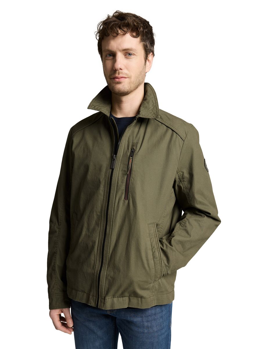 Lässige Hemdjacke aus Baumwolltwill