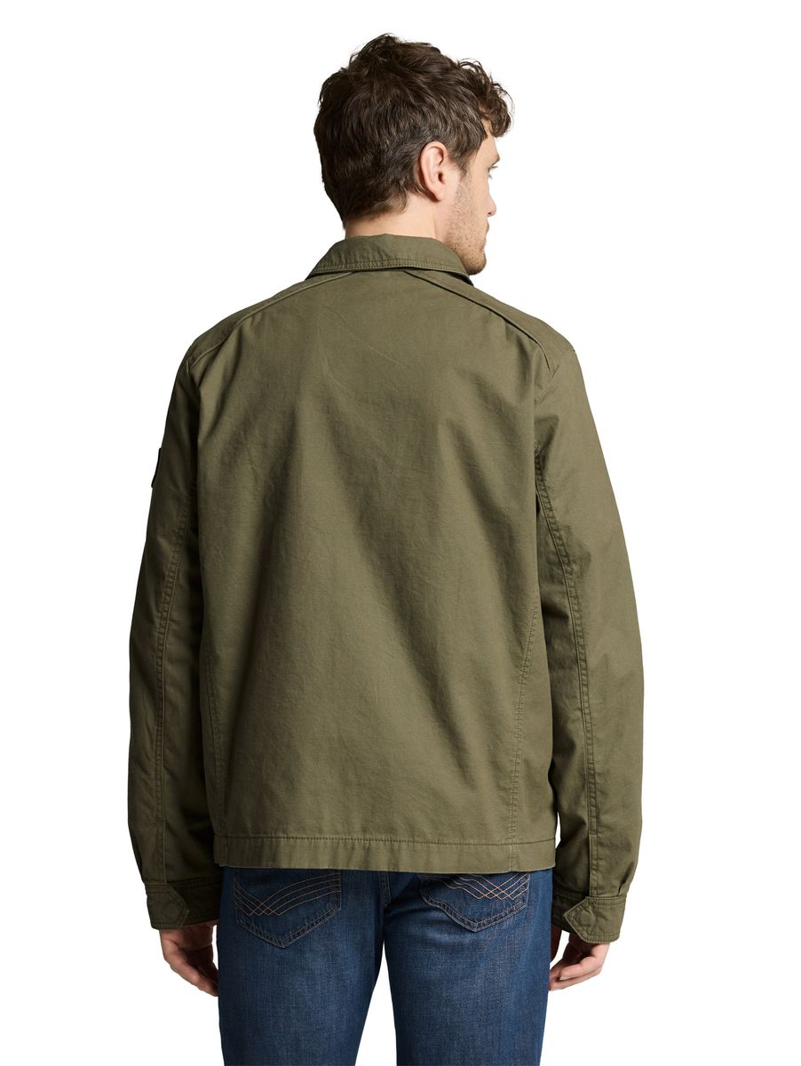 Lässige Hemdjacke aus Baumwolltwill