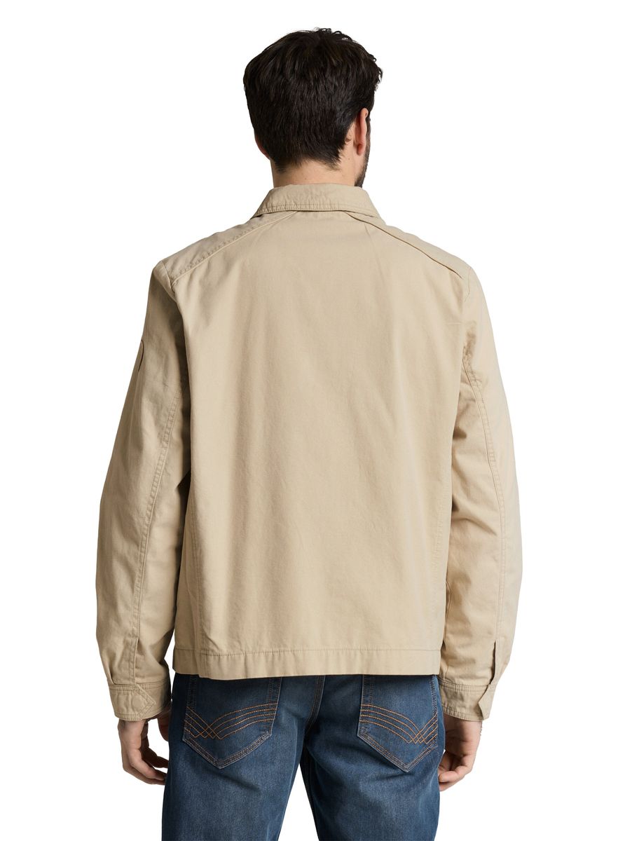 Lässige Baumwolljacke mit Reißverschluss