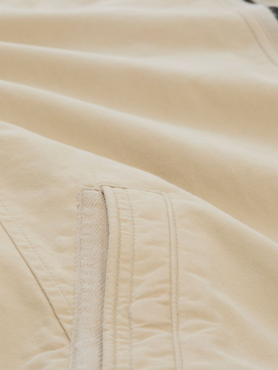 Lässige Baumwolljacke mit Reißverschluss