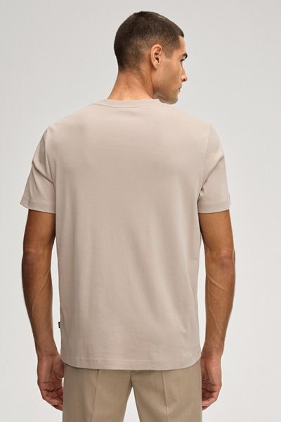 Joop! Priamo Sand T-Shirt Baumwolle Basic mit Logo-Details