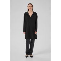 Langärmeliges lockeres Jersey Shirtkleid