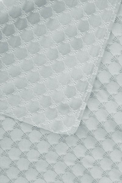 Joop! Cornflower Seiden-Einstecktuch Hellgrün Jacquard-Design