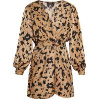 Faina Kleid Damen Kamel Mehrfarbig
