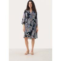 Tunika-Kleid mit Paisleymuster aus Viskose