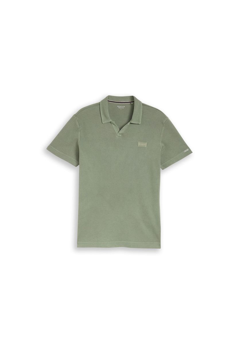 Klassisches strukturiertes Poloshirt