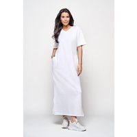 Kurzärmeliges Sweatkleid aus Bio-Baumwolle
