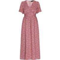 Elegantes Lurex-Maxikleid mit Animal-Print