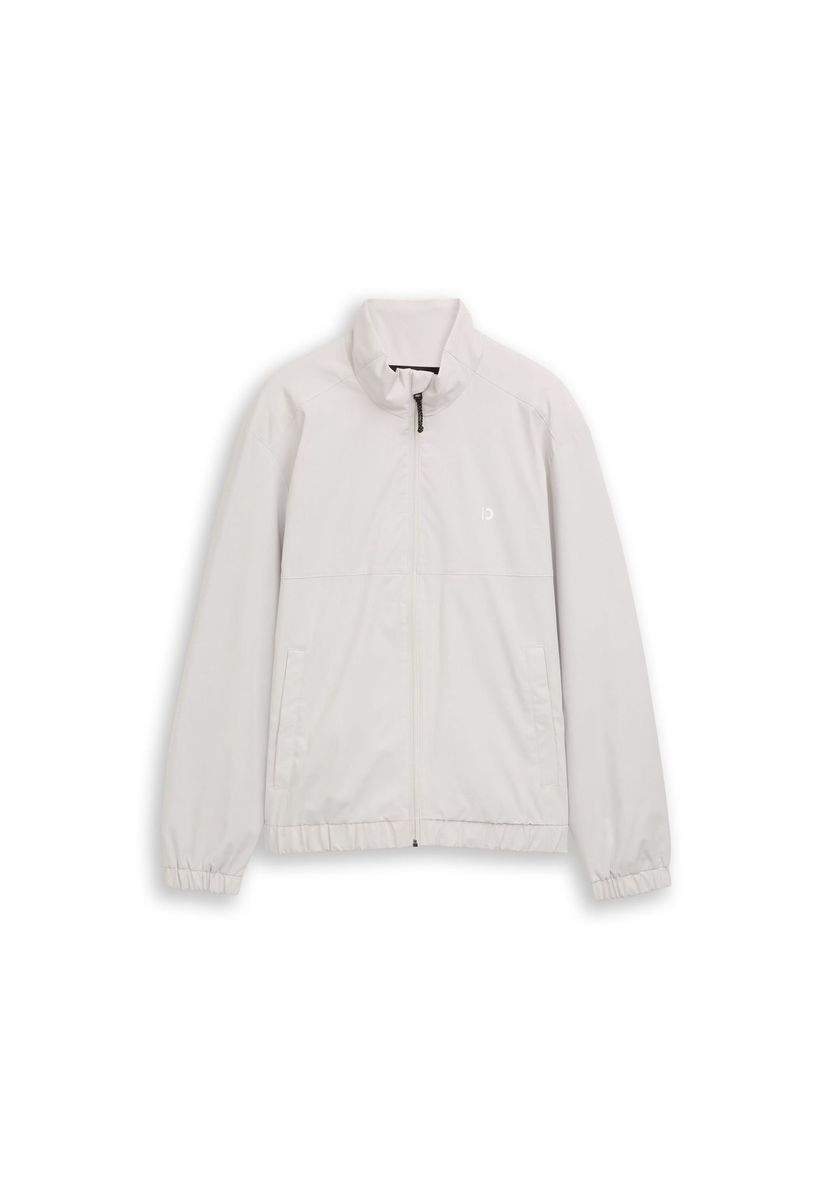 Hellgraue klassische Trainingsjacke