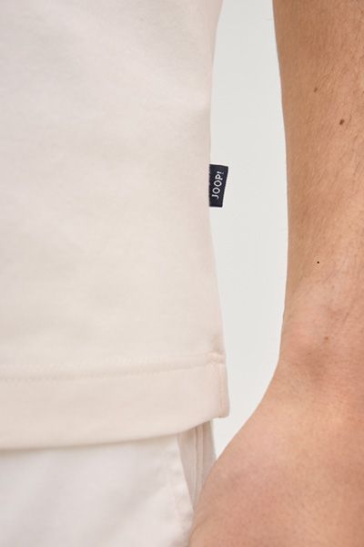 Joop! Priamo Offwhite T-Shirt Baumwolle Basic Rundhals Casual