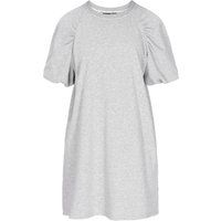 Jersey-Minikleid mit Puffärmeln