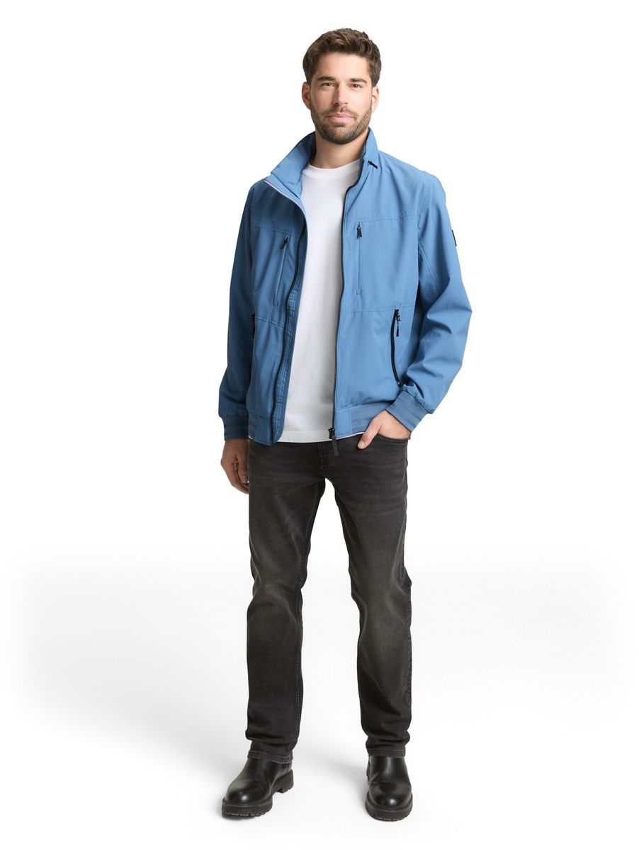 TOM TAILOR Blouson, wasserabweisend, für Herren, blau, L