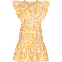 Ärmelloses Kleid mit Wirbelmuster