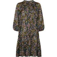 Kurzes Kleid mit Tupfenmuster