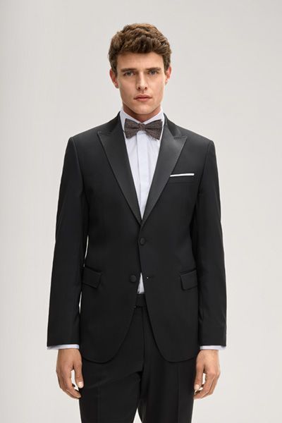 Eleganter Abendblazer mit Schalkragen