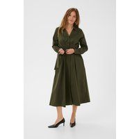 Feminines Hemdblusenkleid mit Gürtel