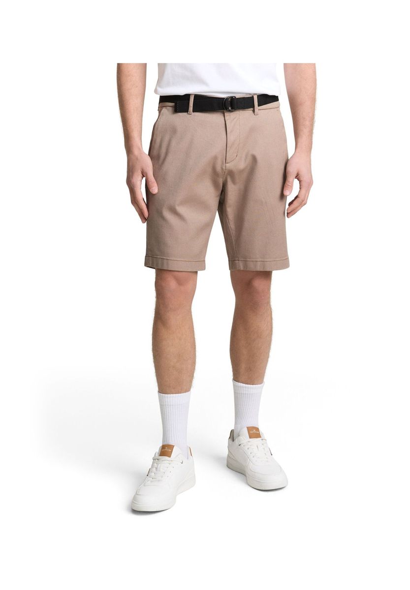 Herren Chino Bermuda Shorts mit Gürtel