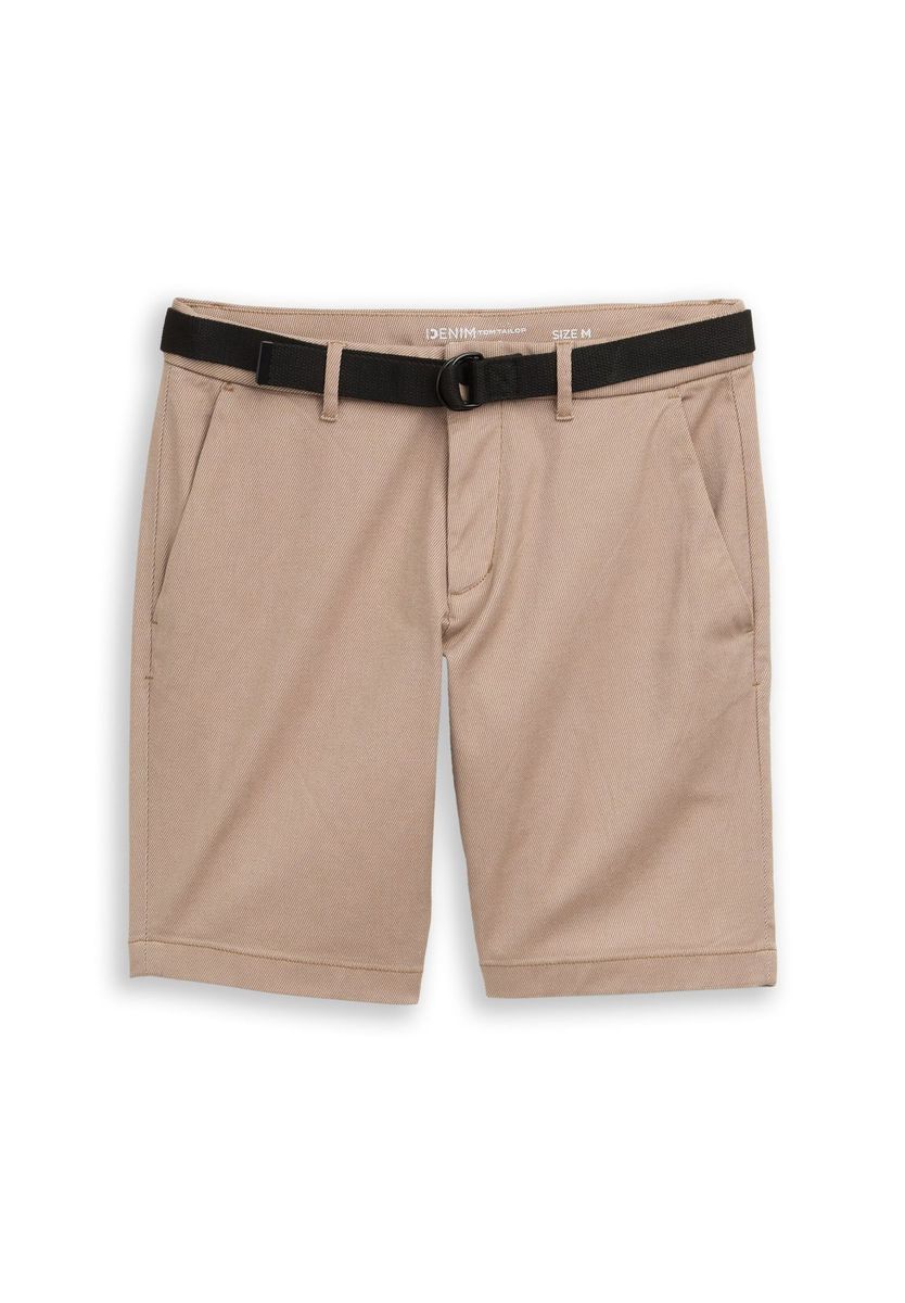 Herren Chino Bermuda Shorts mit Gürtel