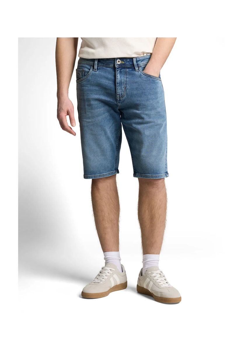 TOM TAILOR Jeans-Bermudas, 5-Pocket, für Herren, blau, 30
