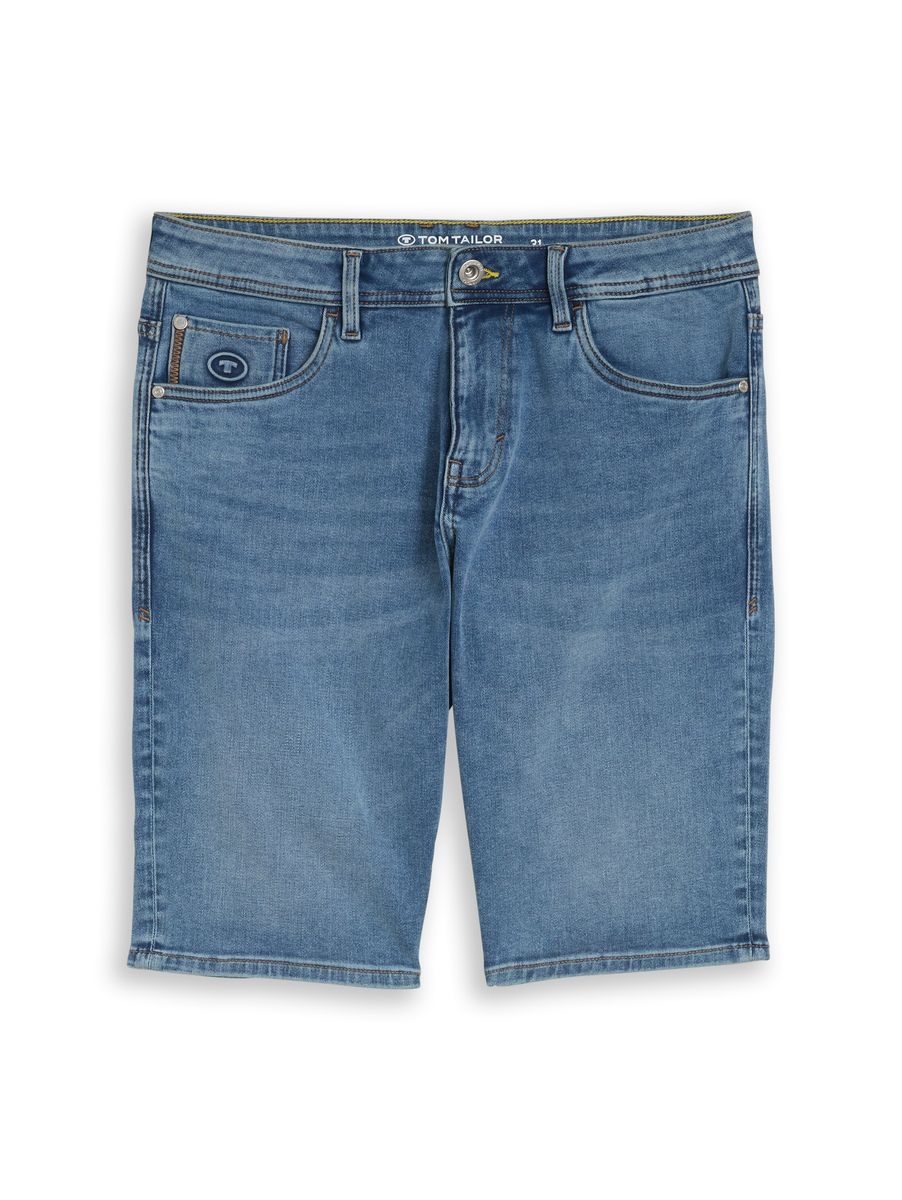 TOM TAILOR Jeans-Bermudas, 5-Pocket, für Herren, blau, 30