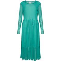Langärmeliges Midi-Kleid aus Mesh